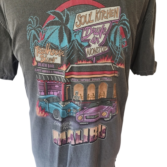 -ING Apparel “Greetings from Malibu” Graphic Tee Size XL - Picture 2 of 5